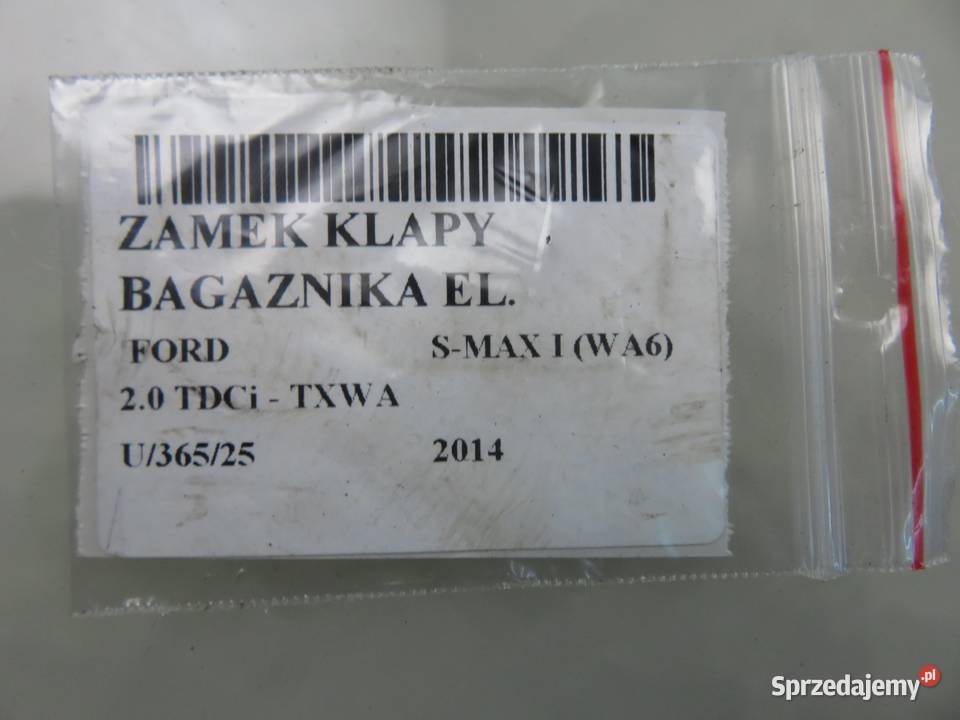ZAMEK KLAPY FORD S I 8M51R442A66EB Zamki, wkładki i kluczyki małopolskie sprzedam