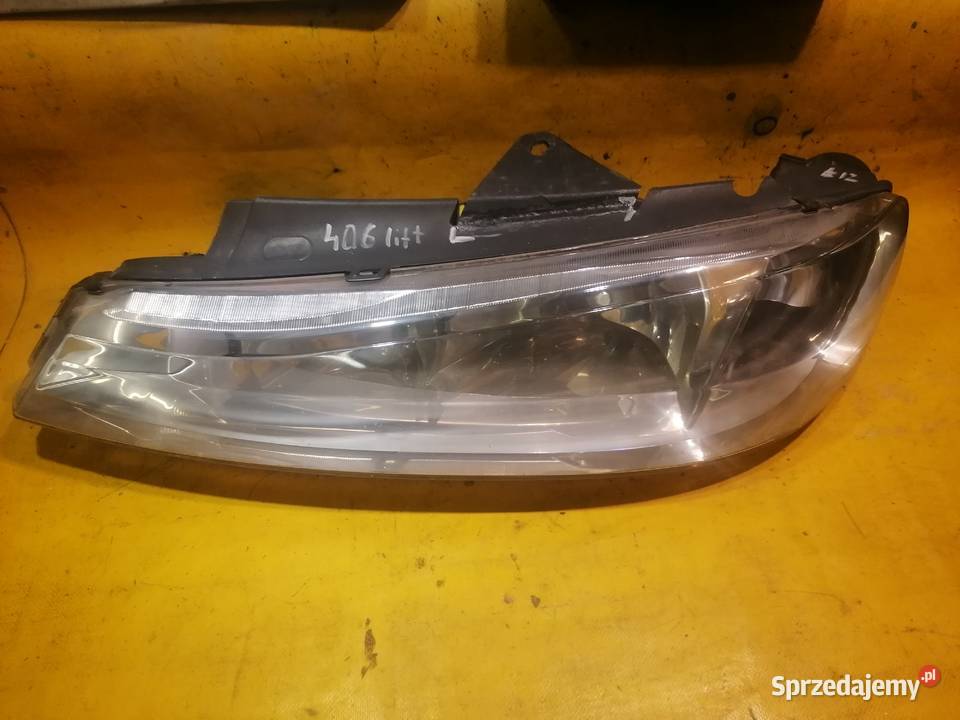 lampa przód lewa 9630423277 Peugeot 406 lift Lampy przednie Piotrków Trybunalski