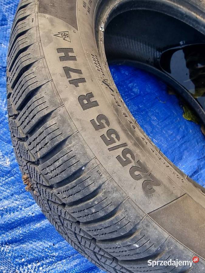 Opony zimowe z ranflatem 22555 R17 bieżnik 55mm śląskie