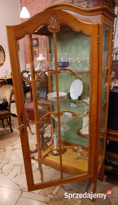 Witryna serwantka ludwikowska oszklona Meble lubelskie