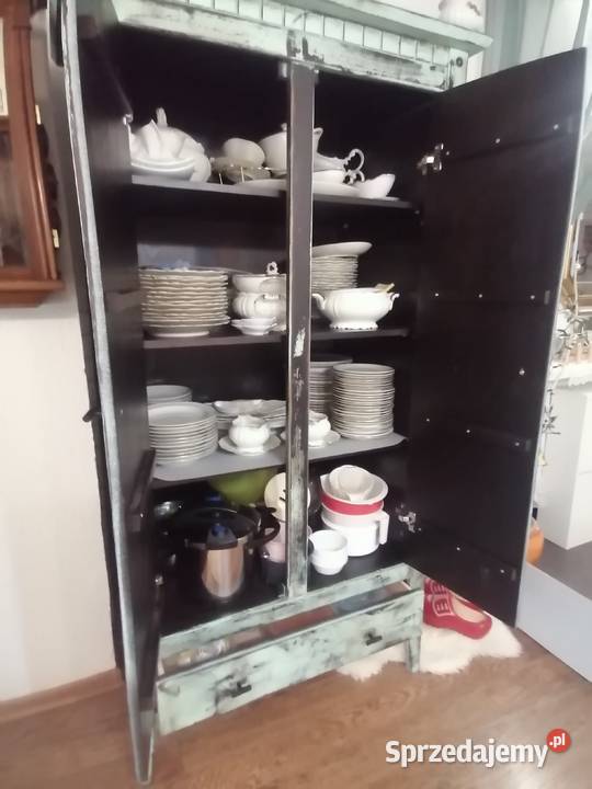 Szafa dwudrzwiowa zabytkowa pistacchio vintage śląskie Wodzisław Śląski sprzedam