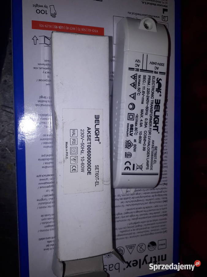Transformator elektroniczny belight 12v60w Pozostałe Ciechanów