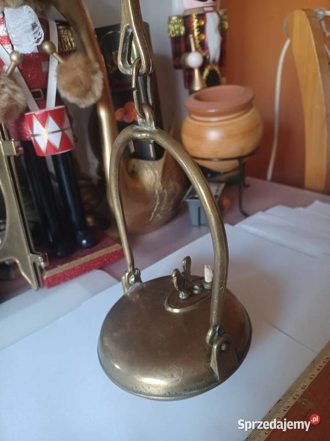 Piękna stara lampka oliwna Mosiądz Pozostałe sprzedam