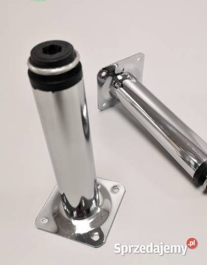 Nóżka Noga Stopka Meblowa Regulowana H150 CHROM Akcesoria meblowe łódzkie Radomsko