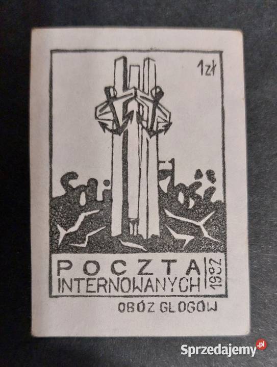 Poczta Internowanych z obozu w Głogowie z 1982 Filatelistyka Konin