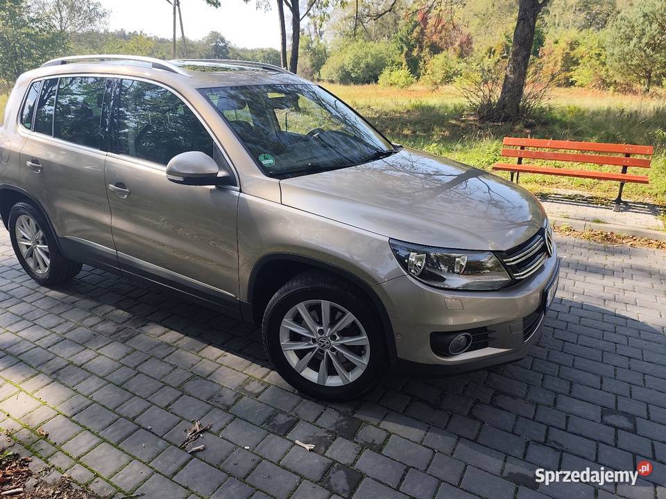Świeżo sprowadzony VW Tiguan 20 TDI 4x4 przebieg elektryczne lusterka Krasnobród sprzedam