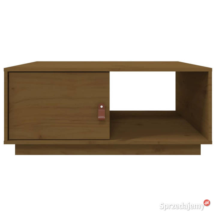 Stolik kawowy miodowy brąz 80x50x355 lite drewno Warszawa