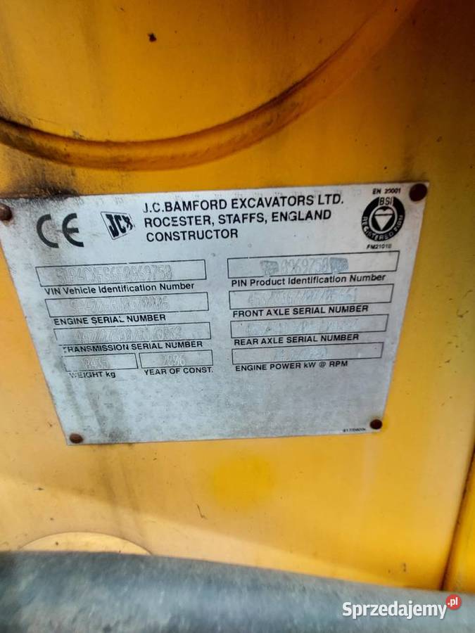 JCB 4cx z 2006 roku 2108 motogodzin Motoryzacja Zakopane