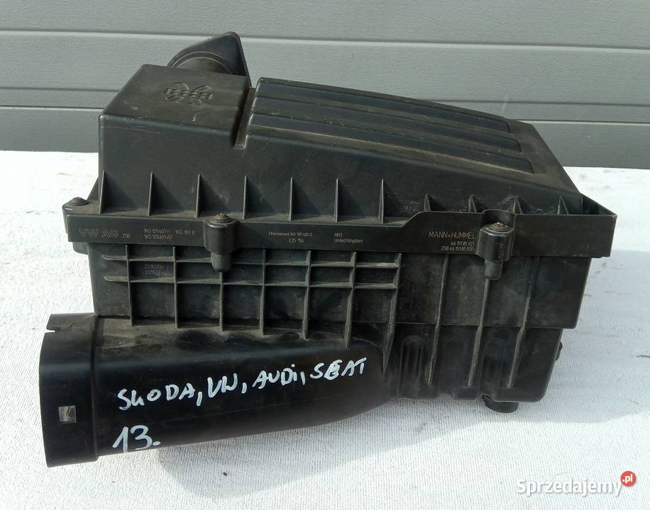 OBUDOWA FILTRA POWIETRZA VW AUDI SEAT SKODA osobowe Mielęcin sprzedam