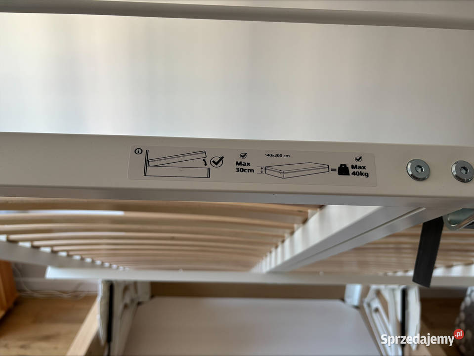 Zestaw sypialniany stelaż materac Warszawa