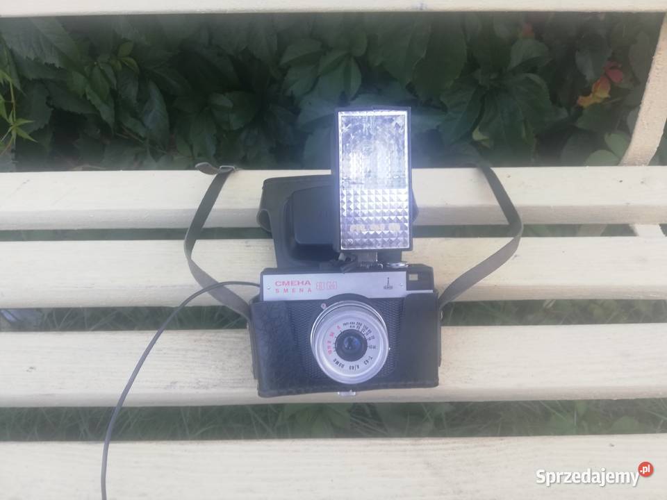 Aparat Smiena Mi8 etui skórzane z lampą łódzkie