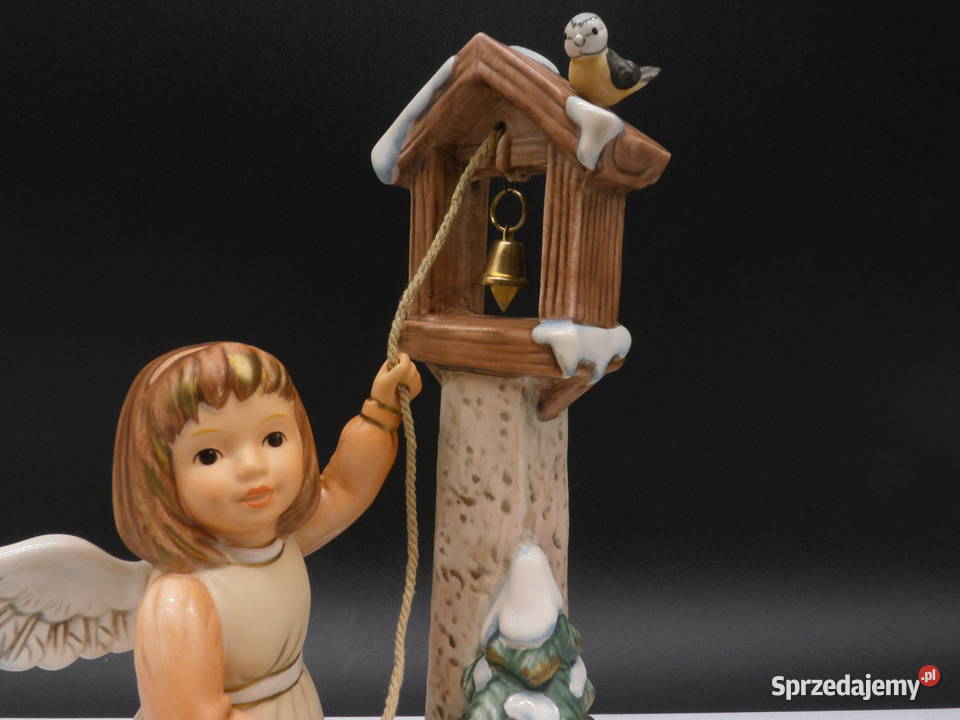 Przepiękna Figurka Porcelanowa GOEBEL Anioł Raszków