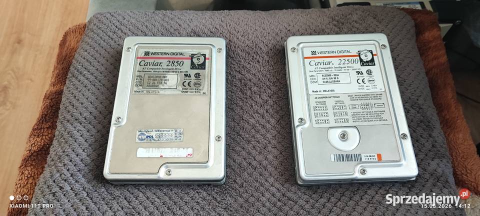Dyski Caviar 850MB 25GB Chełmża