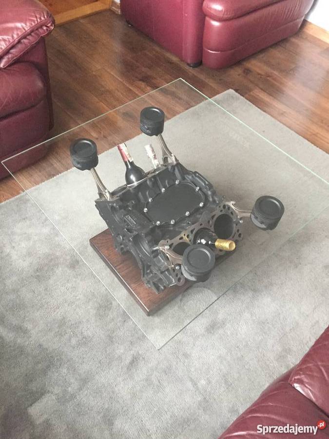 Stolik V6 Audi 28 z bloku silnika RGB Dom i Ogród małopolskie