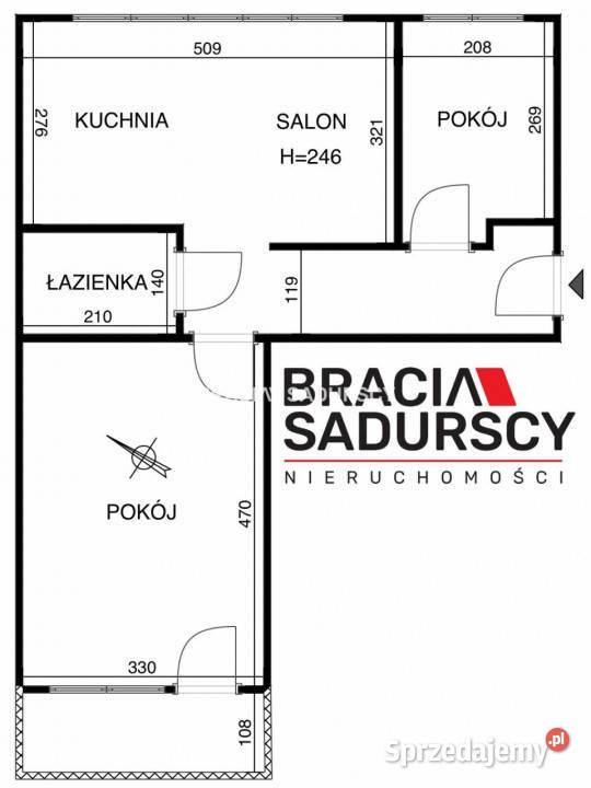 sprzedaży mieszkania Kraków os Albertyńskie parter