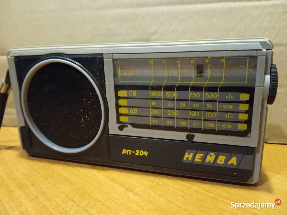 Stare rosyjskie radio Neiwa RP-205
