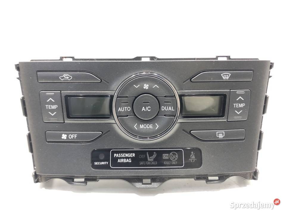 PANEL STEROWANIA NAWIEWU TOYOTA AURIS I