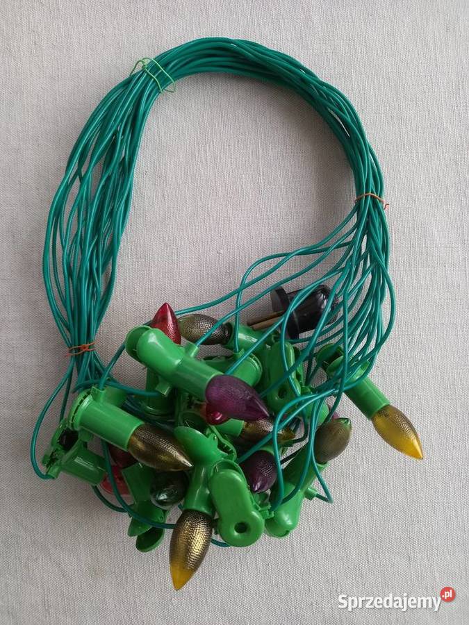 Lampki choinkowe z czasów PRLu Tomaszów Lubelski