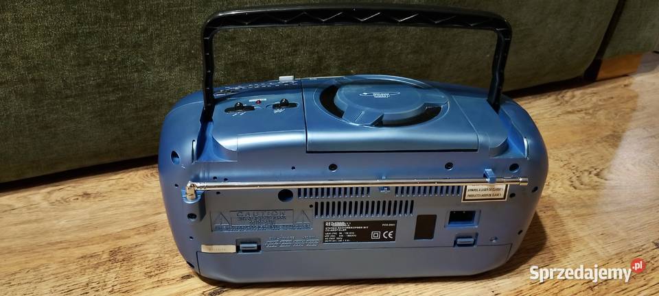 Kultowy Boombox RED STAR PCD2001 CD Kasety Radio