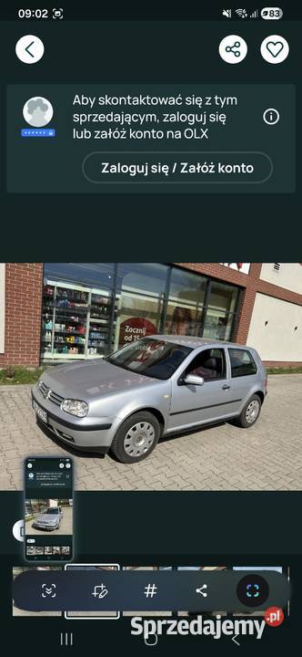 Volkswagen Golf 4 14 2003r Ostrów Mazowiecka