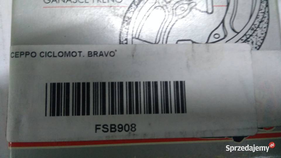 Szczęki hamulcowe Ferodo FSB908 PIAGGIO VESPA Bielsk Podlaski sprzedam
