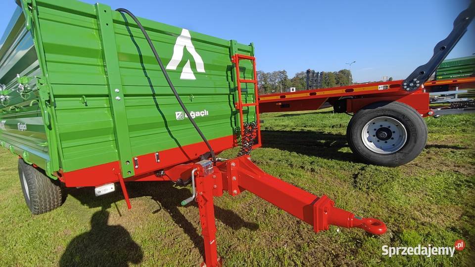 Przyczepa rolnicza jednoosiowa AGL 5 ton z łódzkie Rząśno