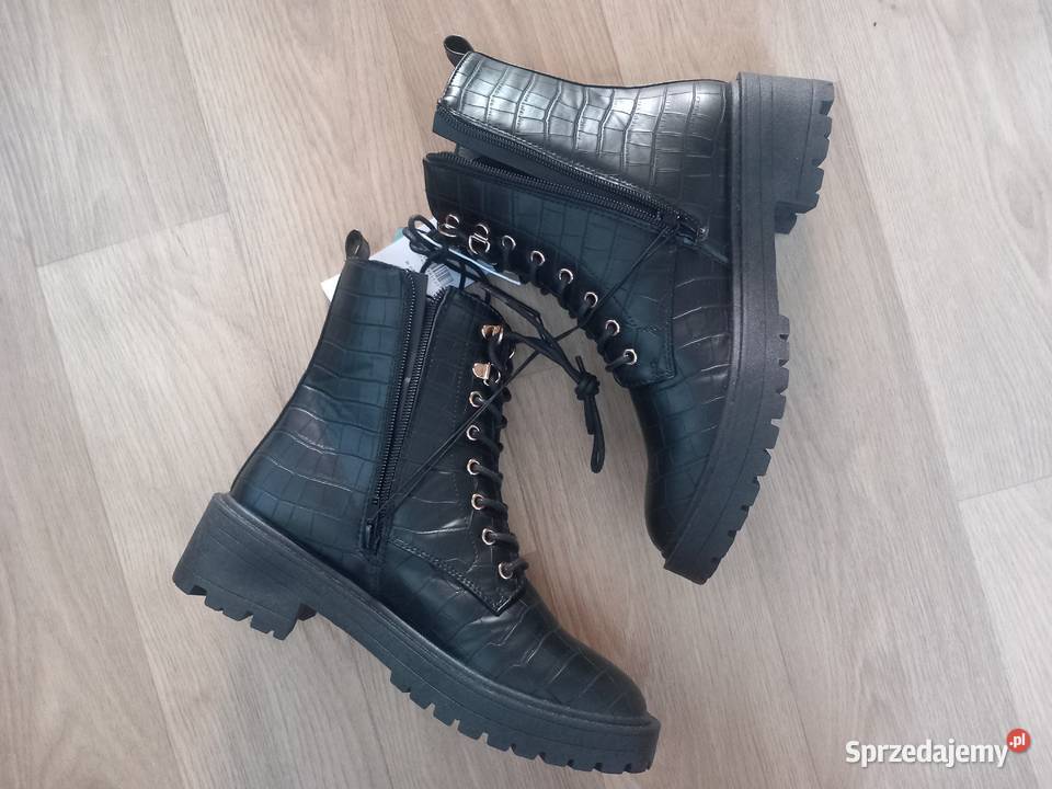 czarne botki Sinsay inna małopolskie sprzedam