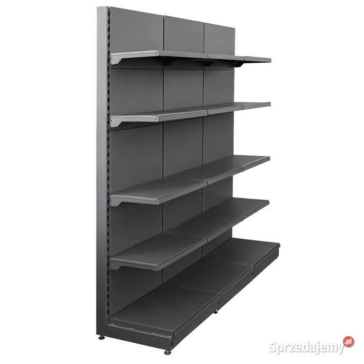 Regał sklepowy ABM przyścienny METALOWY 210x192 Chmielów