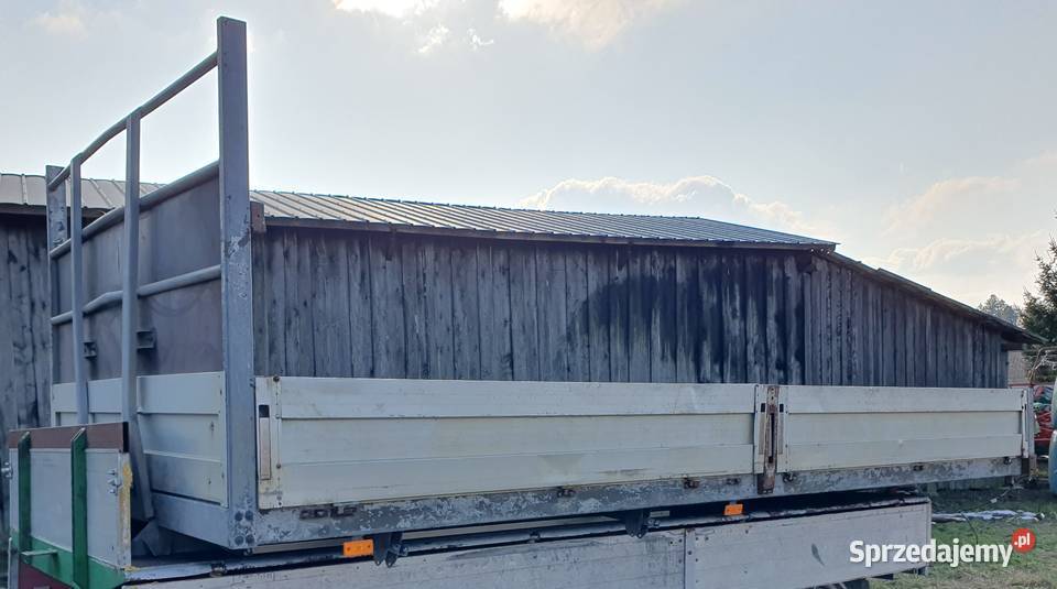Paka skrzynia ładunkowa burty aluminiowe 51 x 23 Olecko sprzedam