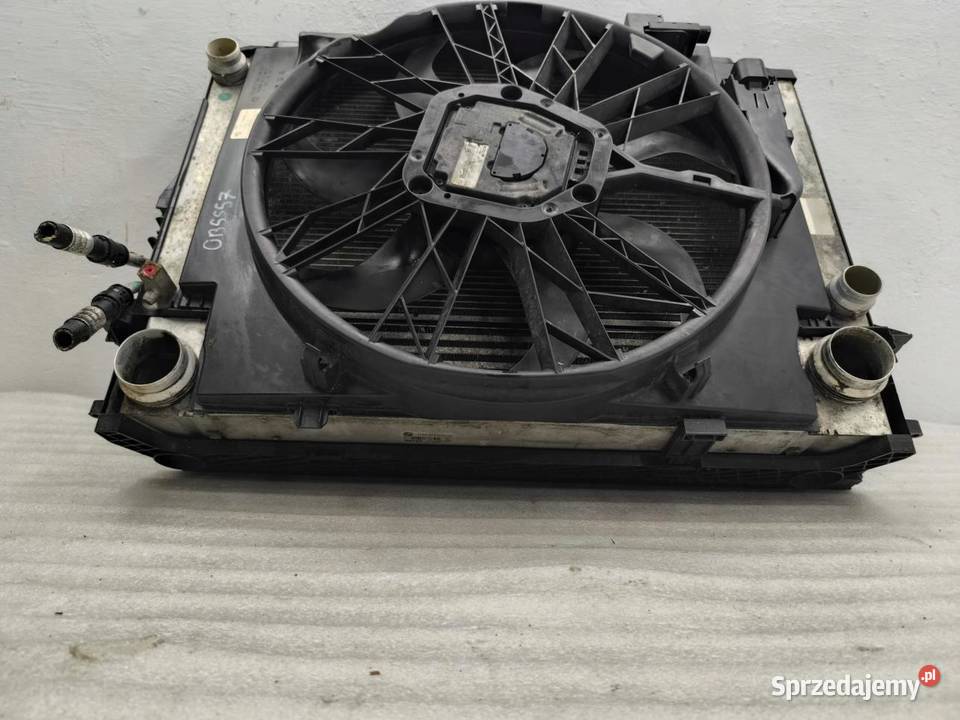 KOMPLET CHŁODNIC WENTYLATOR BMW E61 25D 7789824