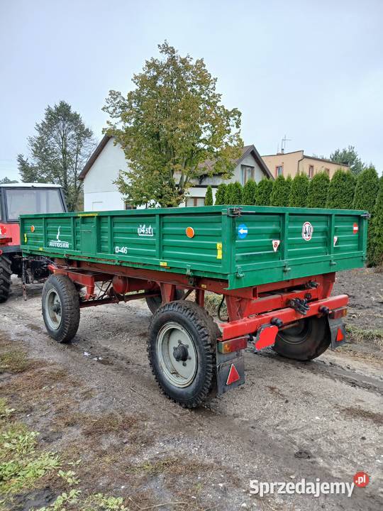 Przyczepa wywrotka d46 łódzkie Rzgów