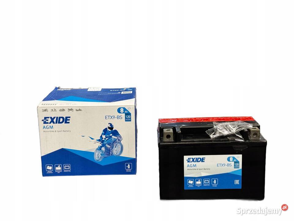 Akumulator EXIDE 12V 8Ah 120A L ETX9BS Akumulatory Jelcz-Laskowice
