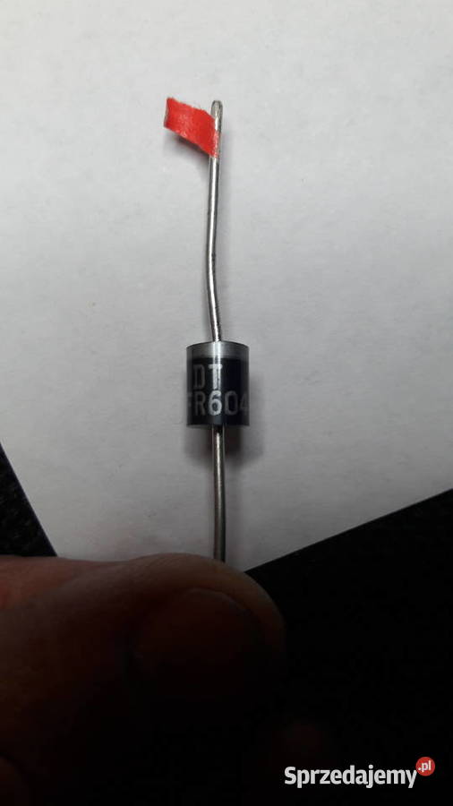 UFR604 DIODA ULTRA FAST 400V6A 60nS osiowa op10