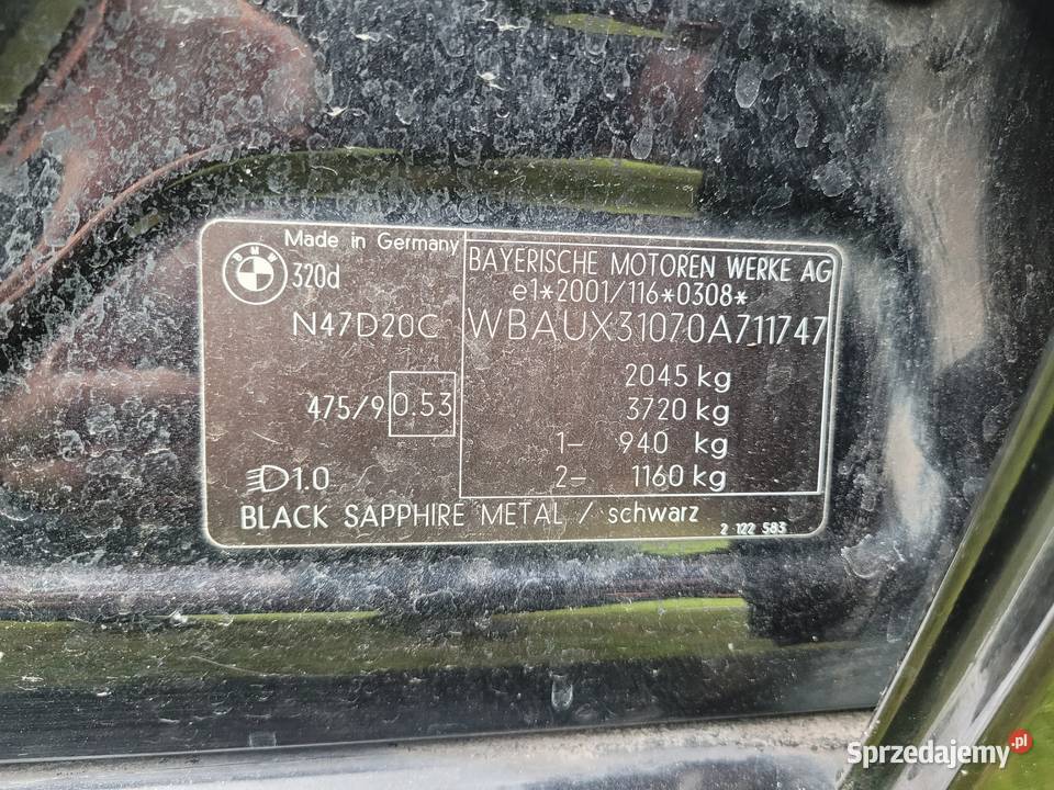 BMW 320d 177 manual E91 177KM zachodniopomorskie Gryfino
