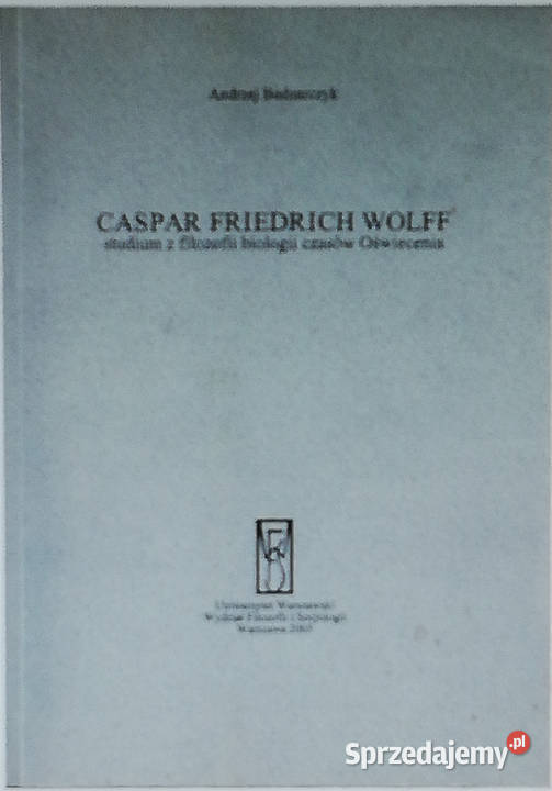 Caspar Friedrich Wolff Studium z filozofii