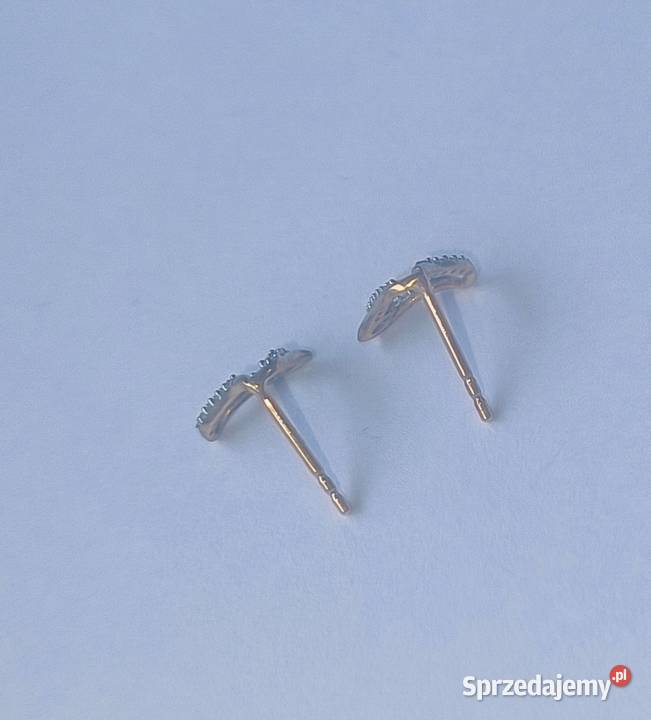 Kolczyki złoto diamenty 36 sztuk Myślenice