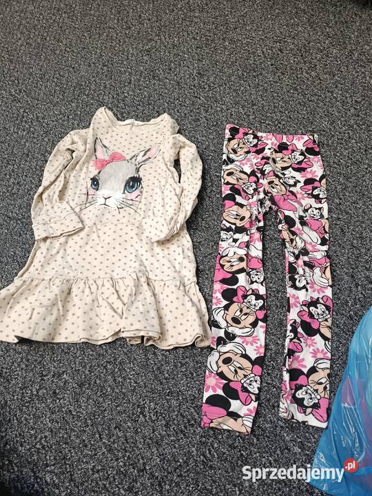 Ubrania dziewczynka 122 128 wielkopolskie sprzedam