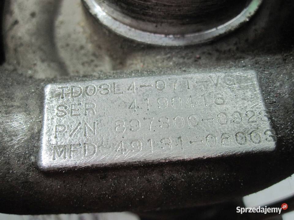 OPEL MERIVA B 17 CDTI 217DTH 100 turbosprężarka świętokrzyskie Kielce