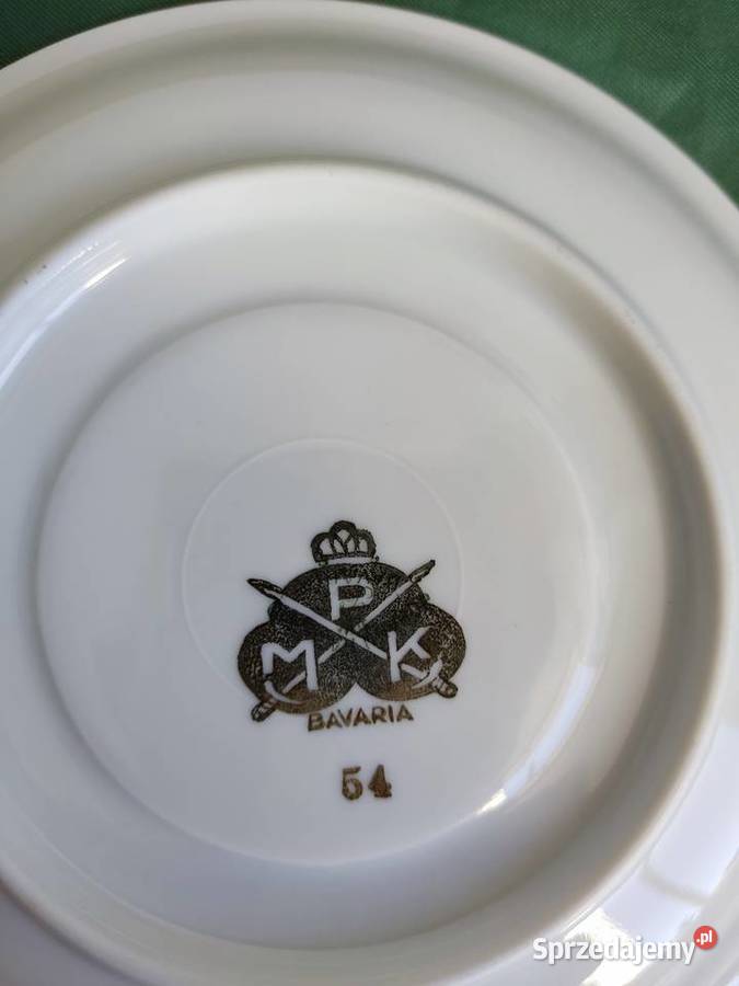 Filiżanka ze spodkiem porcelana P M K Bavaria opolskie