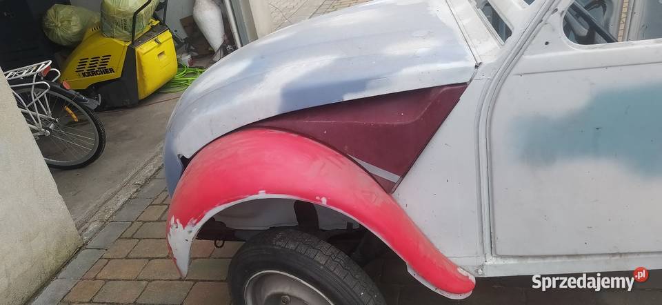 Sprzedam citroena 2 CV do ukończenia możliwa 50KM wielkopolskie Krotoszyn sprzedam
