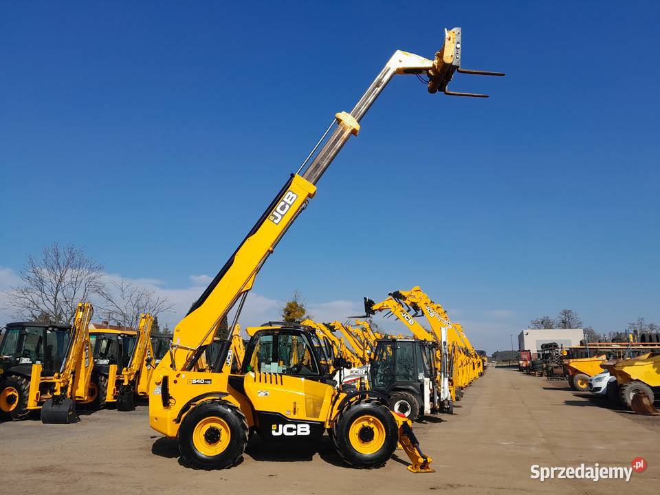 JCB 540140 2021R ŁADOWARKA TELESKOPOWA KLIMA Motoryzacja Krotoszyn