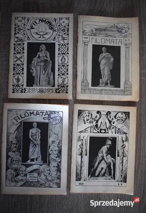 Filomata rocznik 1929 8 sztuk Stan Chełmno