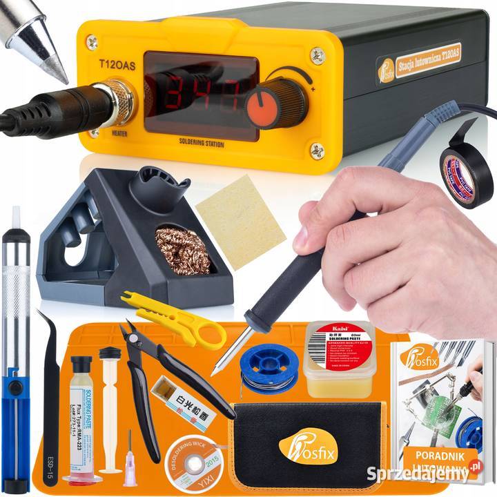 Stacja Lutownicza T12 75W Zestaw 14w1 z