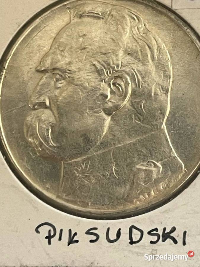 Srebrna moneta 10 Józef Piłsudski 1936 małopolskie