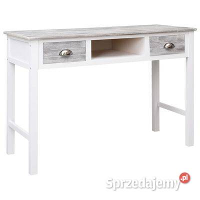 vidaXL Biurko szare 110x45x76 drewnianeSKU284153 mazowieckie Warszawa