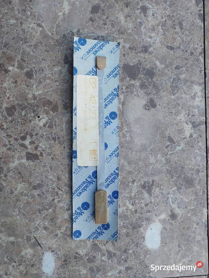 Zawieszka sprężynkowa wahadła starego zegara Tczew