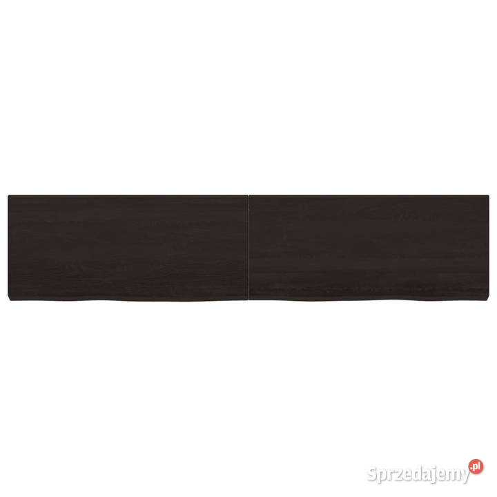 Półka ciemnobrązowa 180x40x26 wykończone drewno Meble mazowieckie