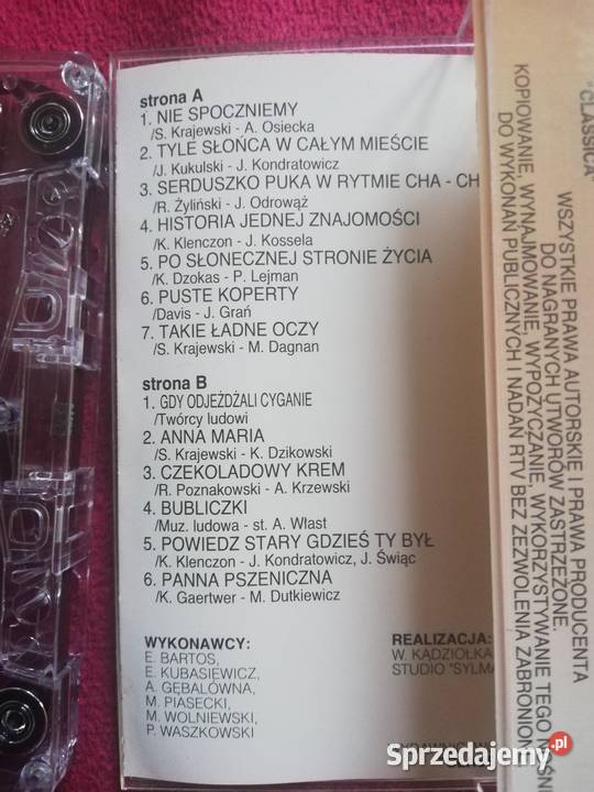 Kaseta magnetofonowa muzyka disco polo biesiady kaseta Kultura i Rozrywka Łódź