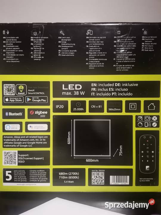 Lampa sufitowa LED TURCONAZ Warszawa