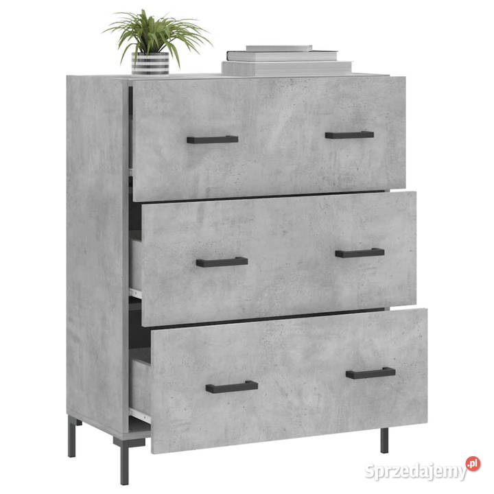 Szafka szarość betonu 695x34x90 materiał Warszawa